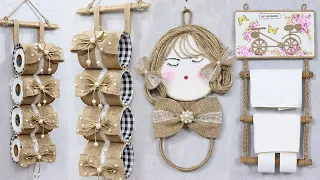Super useful but low cost😍7 Space saving Jute Wall Hanging Craft Ideas