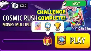 Cosmic Rush Moves Multiplier Solo Challenge Score 14500 Points