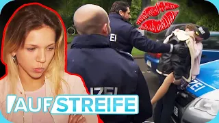 Erwischt! Zwei Turteltauben KNUTSCHEN wild auf dem Streifenwagen 😳 💋 🚨  | Auf Streife | SAT.1