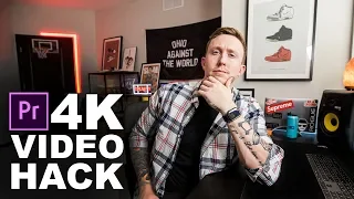 Upscale 1080p Video to 4K | 4K Export Hack!