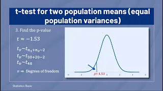 Two-Sample t-test (Equal variances): A 5-Step Hypothesis Testing Procedure.