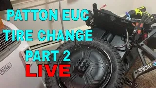 Veteran Patton EUC disassembly tire change LIVE -part 2 of 3