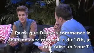 ▶ Justin Bieber   VOSTFR   Youtube Presents with Jimmy Fallon Part 1