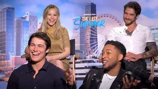 Halston Sage, Tyler Posey, Jacob Latimore, Wolfgang Novogratz - THE LAST SUMMER Interview