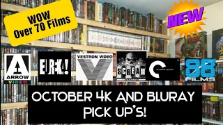 October 4k And Bluray Pick Up's!! Over 70 Films, Including Arrow Video, Scream Factory & Criterion