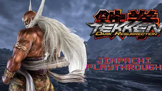 Tekken: Dark Resurrection (PSP) - Jinpachi Mishima (Human Form) Playthrough