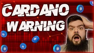 A WARNING FOR CARDANO INVESTORS - ADA CRYPTO NEWS TODAY!