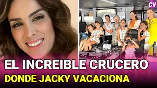 Así es el INCREÍBLE CRUCERO al que Jacky Bracamontes y su familia VACACIONAN