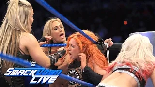 Nikki Bella, Becky Lynch & Naomi vs. Natalya, Alexa Bliss & Carmella: SmackDown LIVE, 6. September