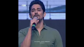 Hero Siddarth Singing Song | Bommarillu | Siddartha |