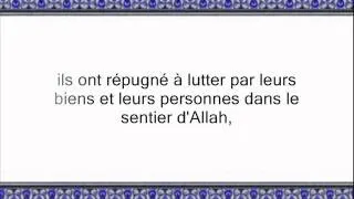 coran sourate 009 3 at tawbah  le repentir  budair vostfr