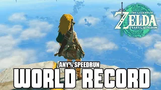 WORLD RECORD "Tears of the Kingdom" ANY% SPEEDRUN is INSANE. (Legend of Zelda TOTK)