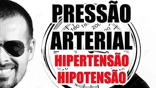 Pressão Arterial: Hipertensão (pressão alta) e Hipotensão - Sistema Cardiovascular - VideoAula 055