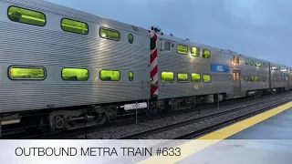 The Complete Metra Evening Rush Hour In The Rain On The Alt Schedule At Cary On October 29, 2021