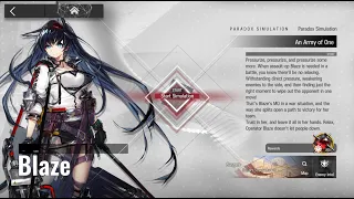 Arknights Paradox Simulation Blaze Guide