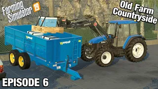 DOING SOME TRANSPORT CONTRACTS  Multiplayer FS19 - The Old Farm Countryside with Daggerwin Ep 6