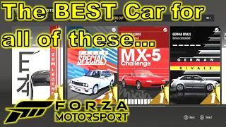 The Best Car for Each Series in Enthusiast Tour - Forza Motorsport