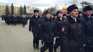 Парад в честь Дня сотрудника органов внутренних дел в Туле