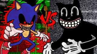 Cartoon Cat VS Sonic.EXE (FlipaClip Animation)