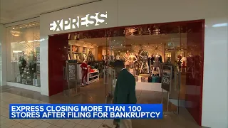 Express to close more than 100 stores after filing for bankruptcy