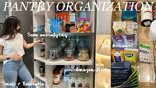 Kitchen Pantry Organization 2024 | How To Organize A Small Kitchen Pantry | Amazon Kitchen Finds!