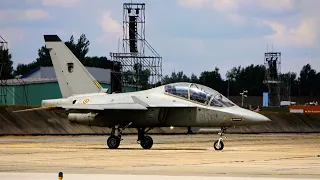 Italian Air Force Leonardo M-346 Master Demo Kecskemét [4K]