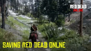 Saving Red Dead Online. Collecting in the Mountains and Hunting Legendary Animals