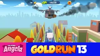 My Talking Angela Gold Run Play for Children Full Episode #13