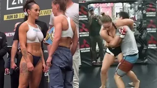 Female Fighter VS Average Man