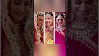Bollywood actress marriage bridal looks...Unseen photos of bollywood actress weeding bridal looks...