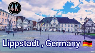 Lippstadt, Germany/ Walking tour in Lippstadt in Germany 4k