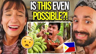 BOY TAPANG - CRAZIEST FILIPINO EVER?! (Eating green banana with spicy chili & lemon)