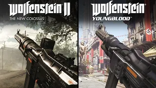 Wolfenstein: Youngblood vs The New Colossus | Direct Comparison