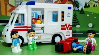 Видео с игрушечными машинками - Полицейская скорая помощь и Пожарная машина!