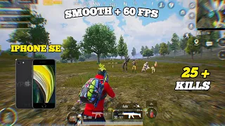 WOW! 😮 IPHONE SE 2020 Smoot+60Fps iPhone SE 2020 PUBG test in 2024 🤤erangle Gameplay