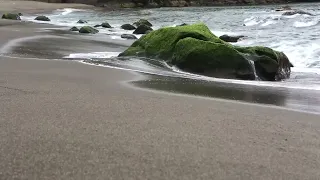 Sea waves & beach drone video   @ NACT