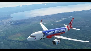 Air Asia Philippines - Manny Pacquiao Livery - Airbus A320 Neo (Gen. Santos to Manila - Full Flight)