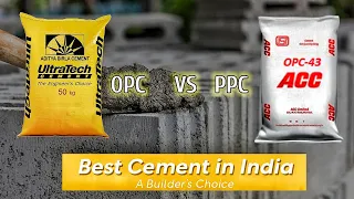 best cement in india for house construction || 33, 43 , 53 Grade cement | OPC Vs PPC Cement