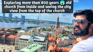 St. Peter's Church Riga Latvia  | Panoramic View Of Riga From St Peter's Church -With Eng Subtitles.