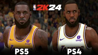 NBA 2K24 PS5 vs PS4 (Next Gen vs Old Gen)