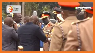 DP Ruto arrives at parliament buildings for State of the Nation address