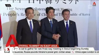 Why is the South Korea-China-Japan summit significant for the region?