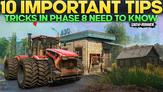 New Phase 8 Update 10 Important Tips and Useful Tricks in SnowRunner You Need to Know