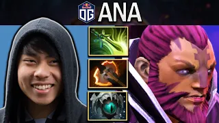 OG.ANA SMURF ANTI-MAGE WITH 21 KILLS & 1100 XPM - DOTA 2 PRO GAMEPLAY