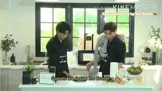 Mewgulf feeding cake to each other (eng sub)