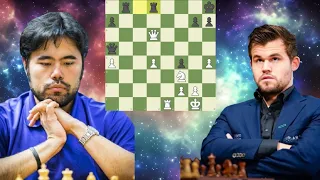 Dishonest chess game | Magnus Carlsen vs Hikaru Nakamura