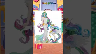 My Little Pony Princess Celestia 🤍 My Talking Angela 2 #cosplay