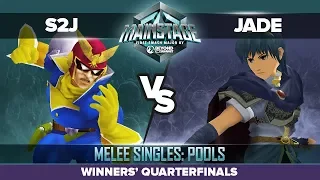 S2J vs Jade - Winners' Quarterfinals: Melee Singles Pools - Mainstage | Captain Falcon vs Marth