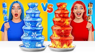 Heiß vs Kalt Paar Challenge | Eisiges Paar vs Feuer Paar von TeenDO Challenge