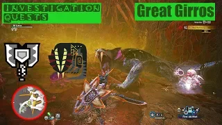 Monster Hunter: World Investigation Quest - Great Girros